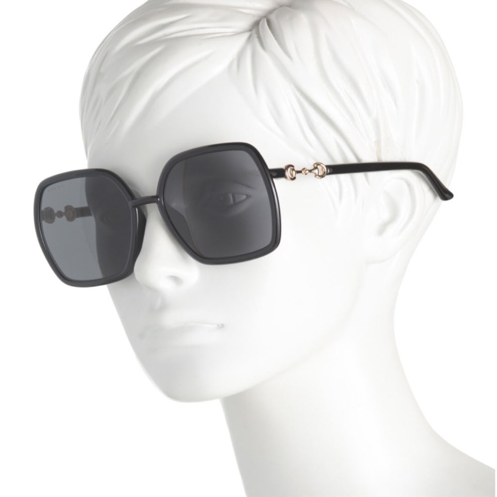 Gucci Dark Brown Oversized Sunglasses - Picture 4 of 4